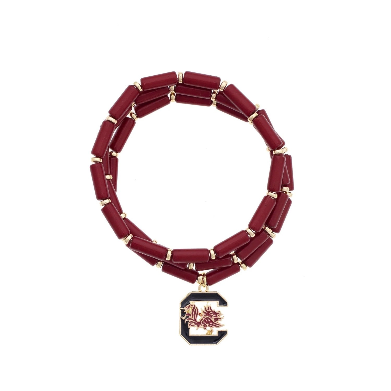 SOUTH CAROLINA GAMECOCKS 3 PACK BEADED BRACELET