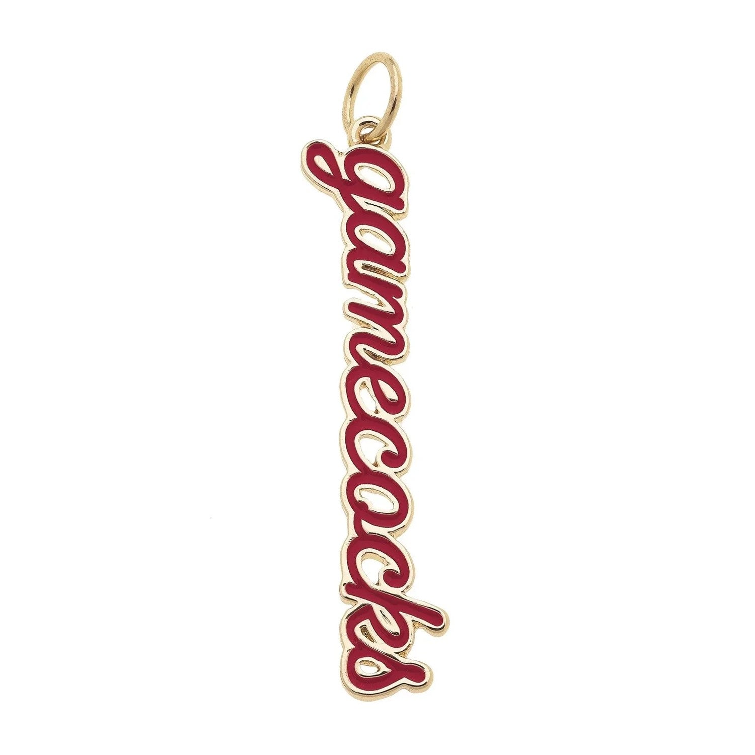 SOUTH CAROLINA GAMECOCKS GOLD TONE GAMECOCKS ENAMEL CHARM