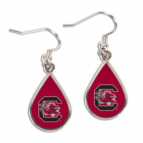 South Carolina Gamecocks Teardrop Earrings