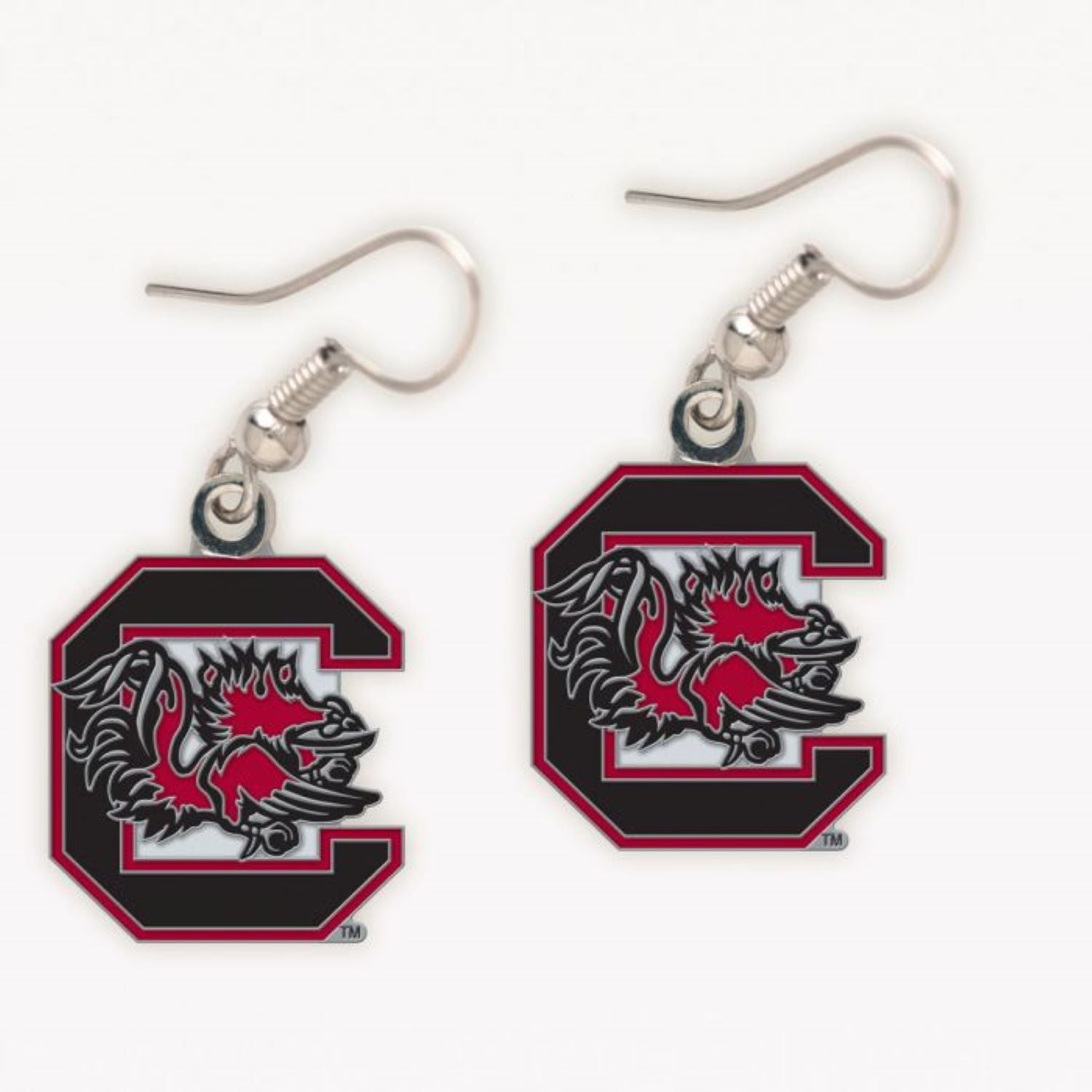 South Carolina Gamecocks Block C Earrings