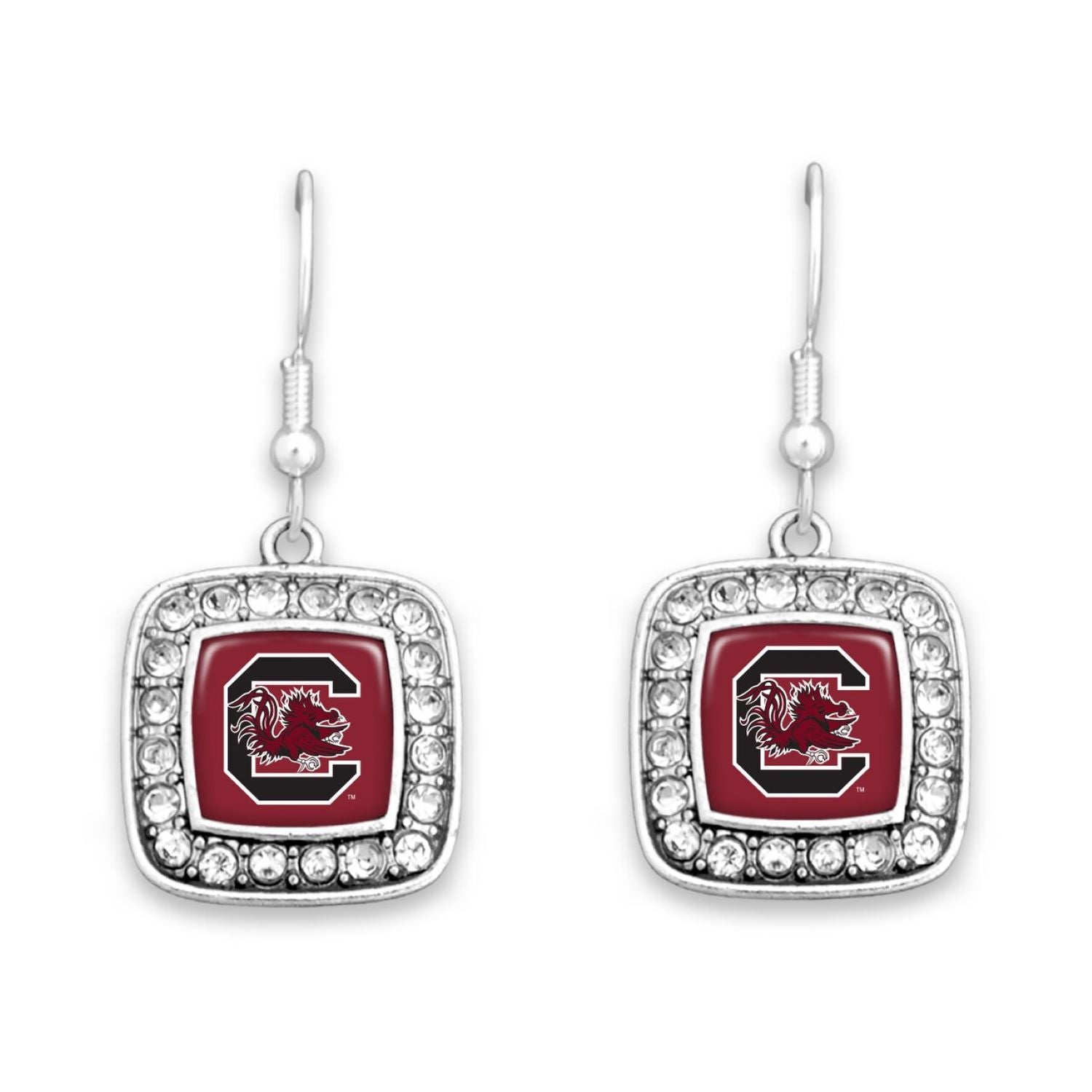 SOUTH CAROLINA KASSI SQUARE EARRINGS