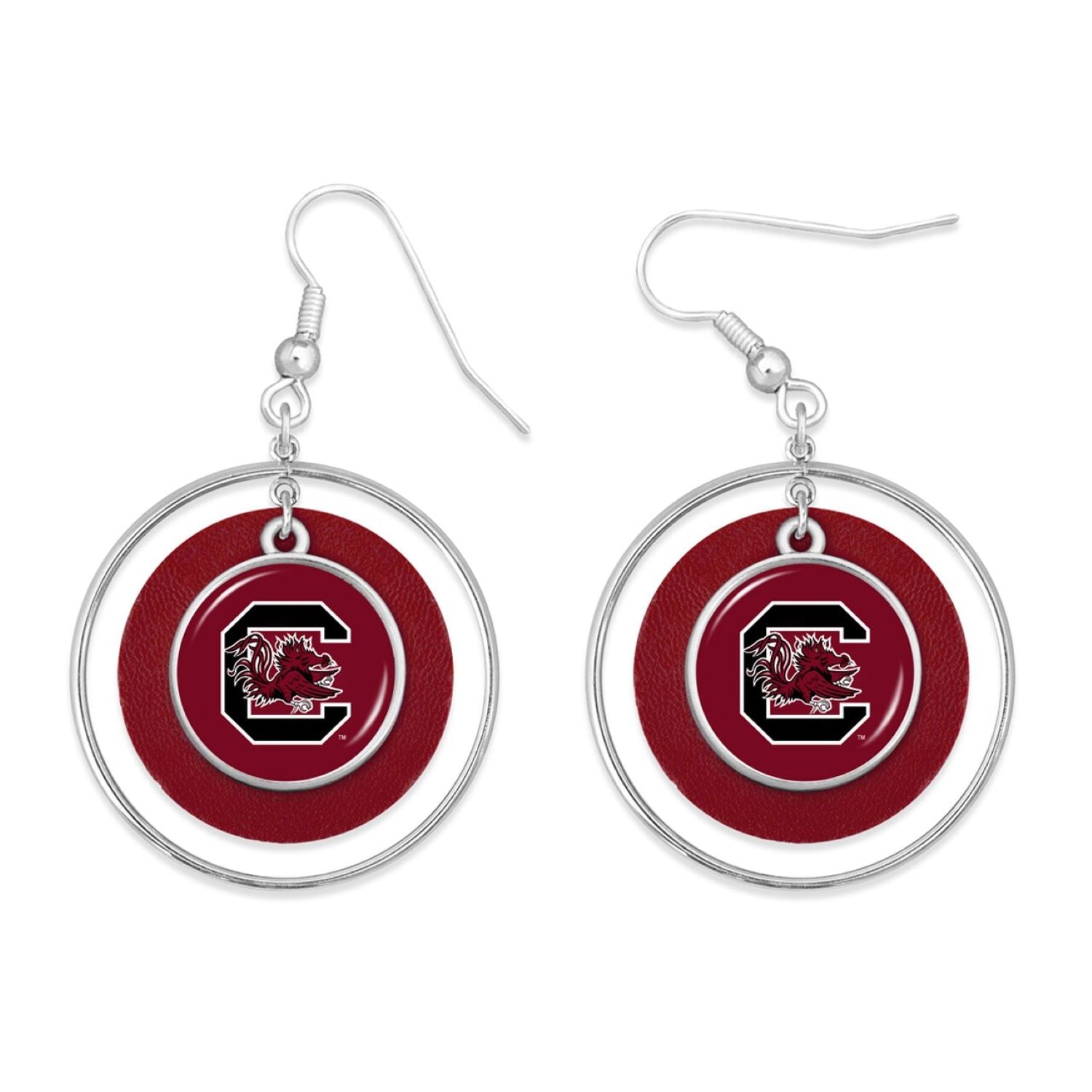 SOUTH CAROLINA LINDY HOOP EARRING