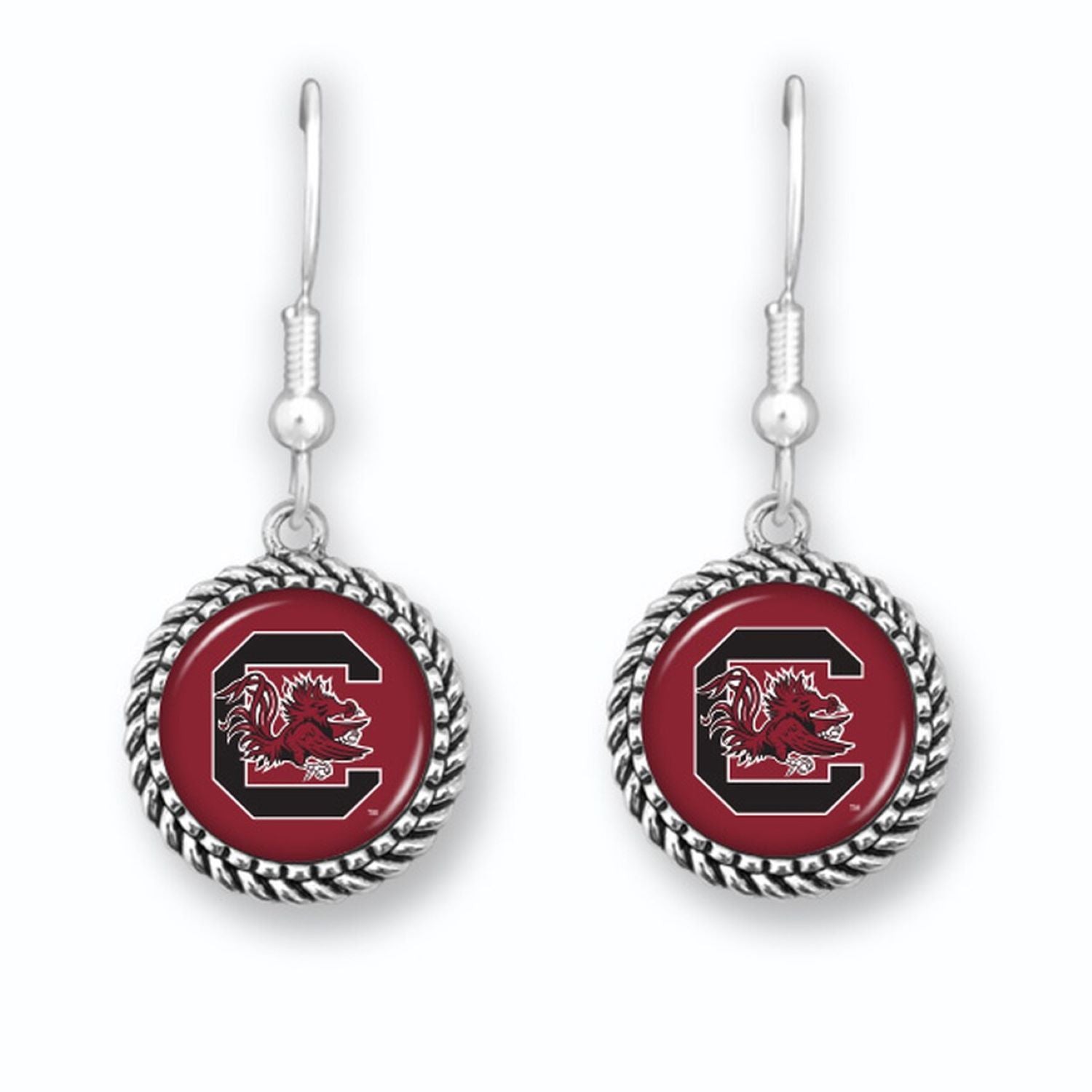 SOUTH CAROLINA OLIVIA ROUND EARRINGS