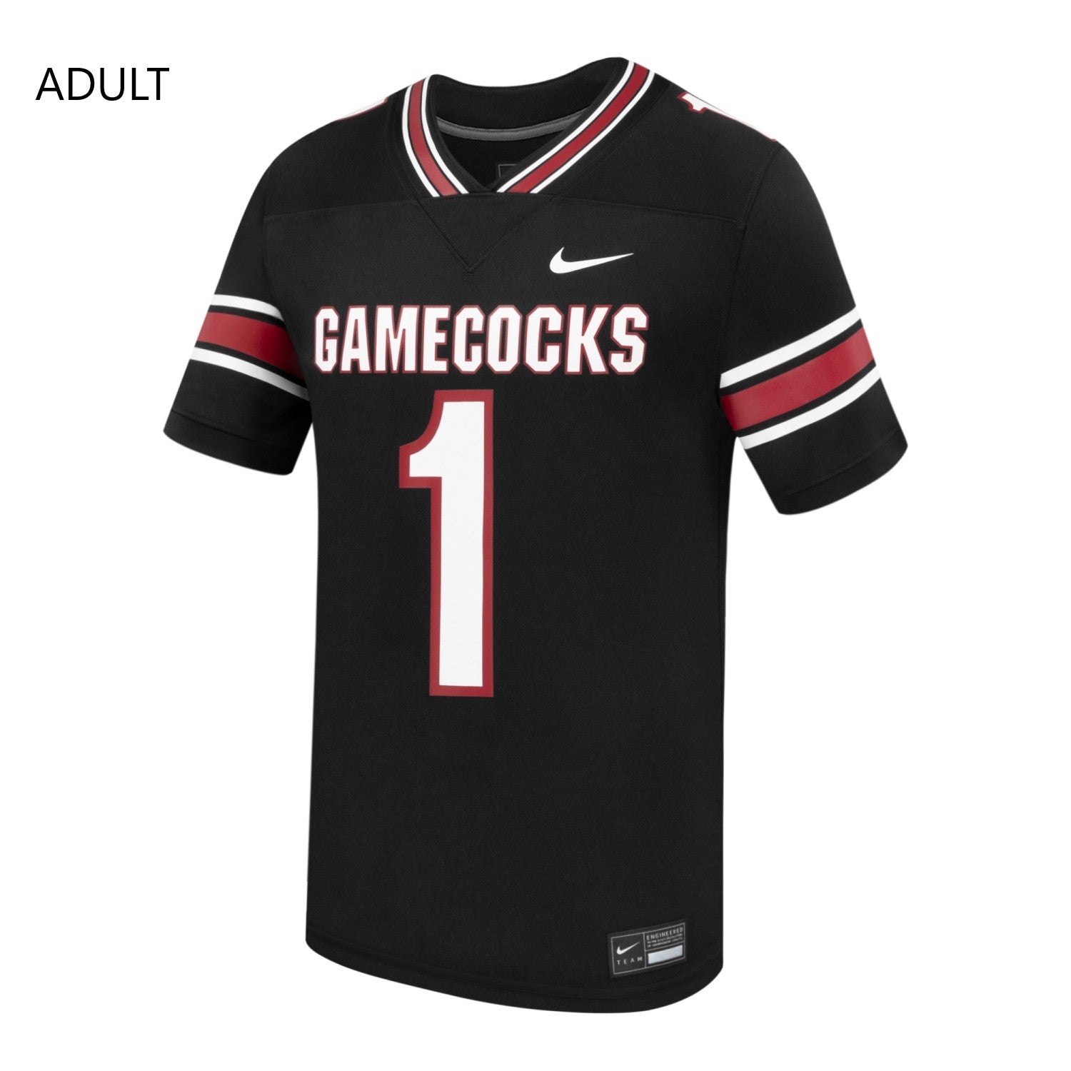 SOUTH CAROLINA GAMECOCKS BLACK NIKE #1 REPLICA FOOTBALL JERSEY