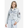 SOUTH CAROLINA GAMECOCKS LADIES DENIM JACKET WITH SCRIPT BACK