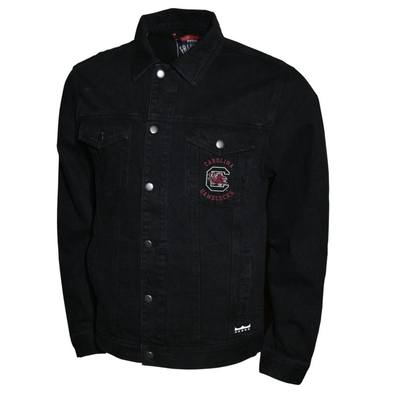 SOUTH CAROLINA GAMECOCKS BLACK DENIM JACKET