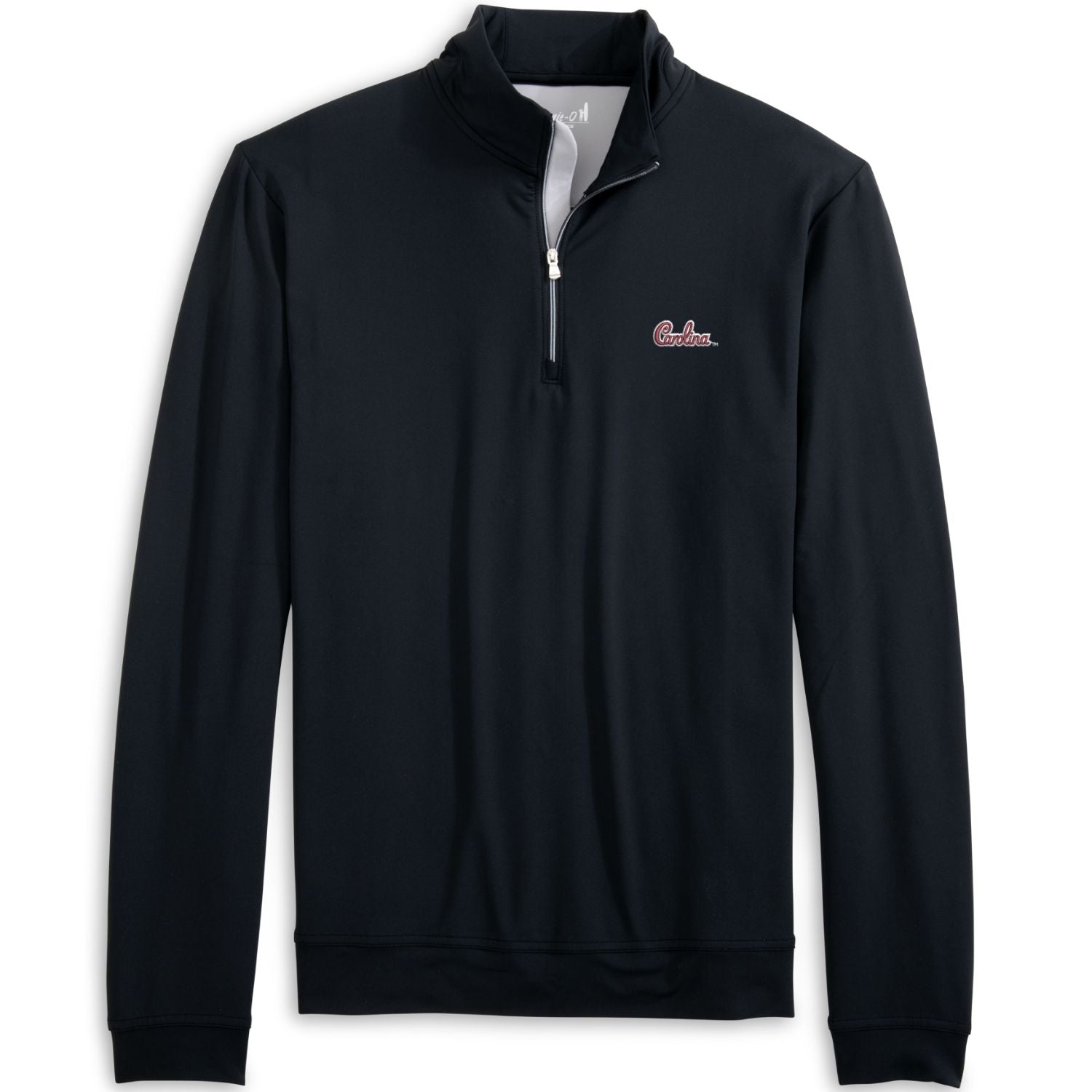 SOUTH CAROLINA GAMECOCKS JOHNNIE-O BLACK SCRIPT 1/4 ZIP