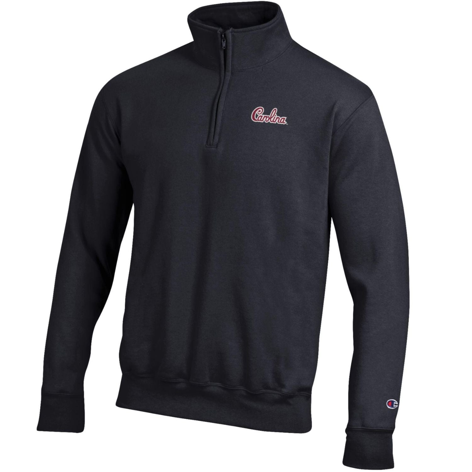 SOUTH CAROLINA GAMECOCKS CHAMPION BLACK SCRIPT 1/4 ZIP