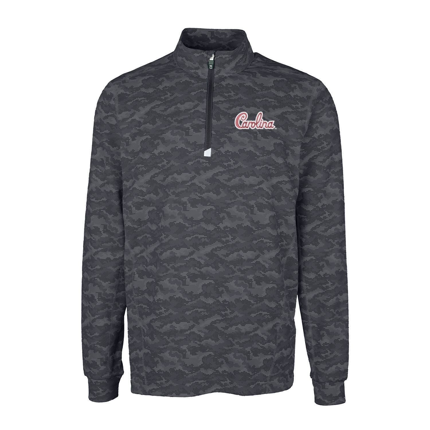 SOUTH CAROLINA GAMECOCKS BLACK SCRIPT TRAVERSE 1/4 ZIP PULLOVER