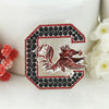 SOUTH CAROLINA GAMECOCKS BLOCK C CRYSTAL PIN