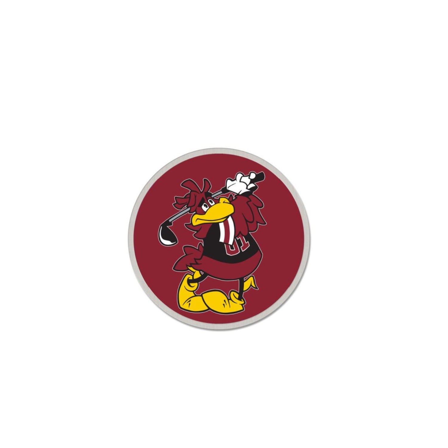 SWINGING COCKY ENAMEL PIN