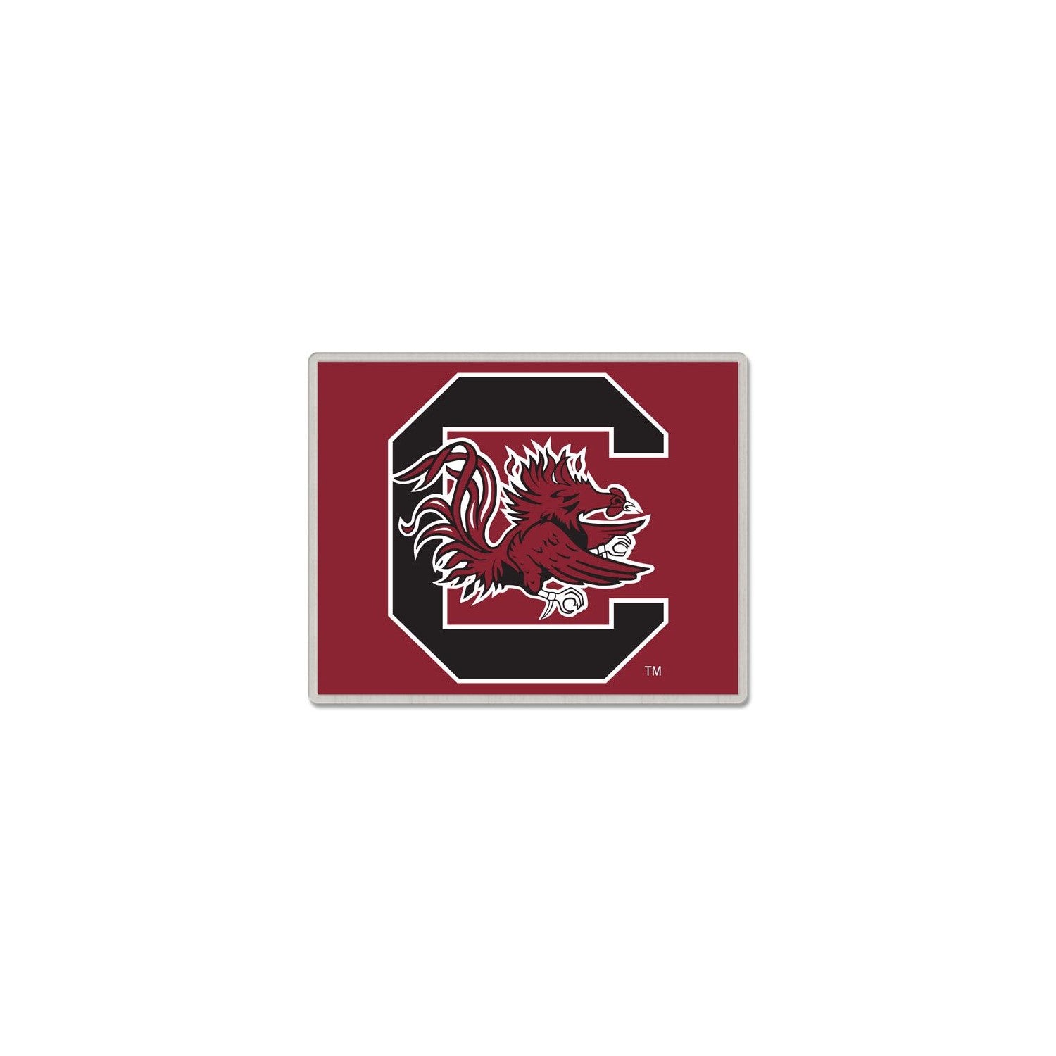 SOUTH CAROLINA GAMECOCKS BLOCK C SQUARE PIN