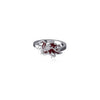 SOUTH CAROLINA GAMECOCKS STERLING SILVER WITH GARNET GAMECOCK RING