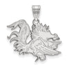 SOUTH CAROLINA STERLING SILVER LARGE GAMECOCK PENDANT