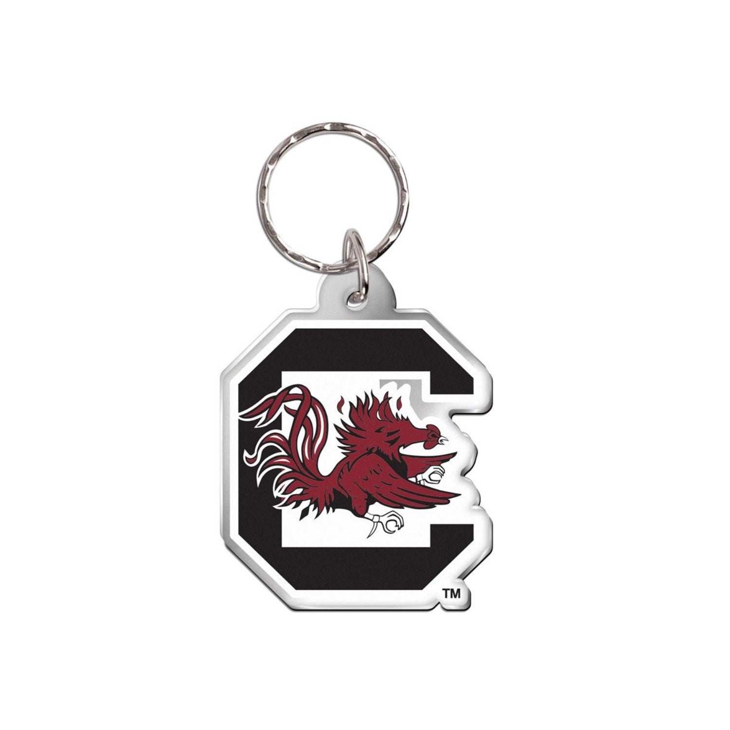 South Carolina Gamecocks Block C KeyChain Freeform