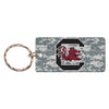 South Carolina Gamecocks Camo Block C Rectangle Keychain