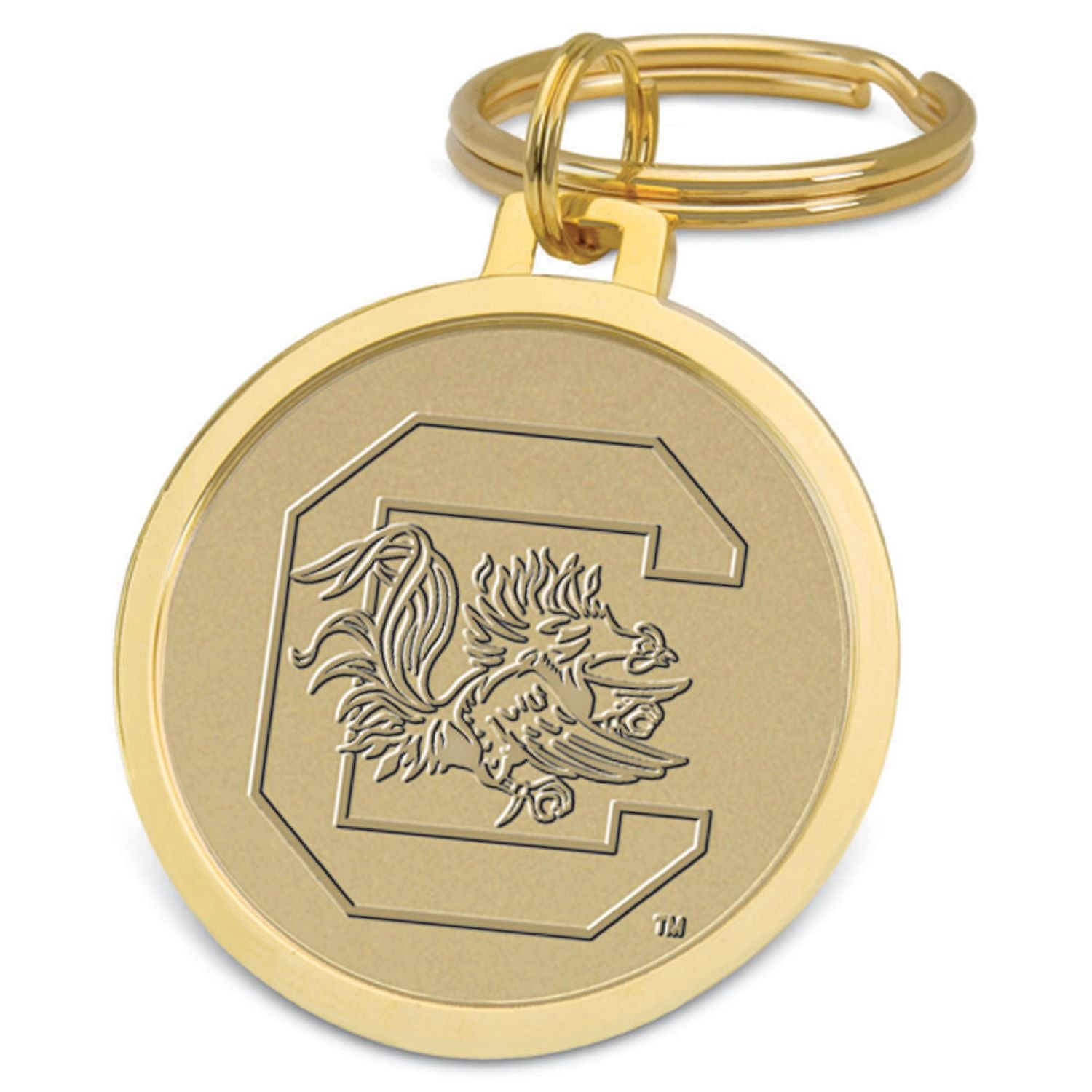 SOUTH CAROLINA GOLD TONE SPLIT WIRE KEY RING