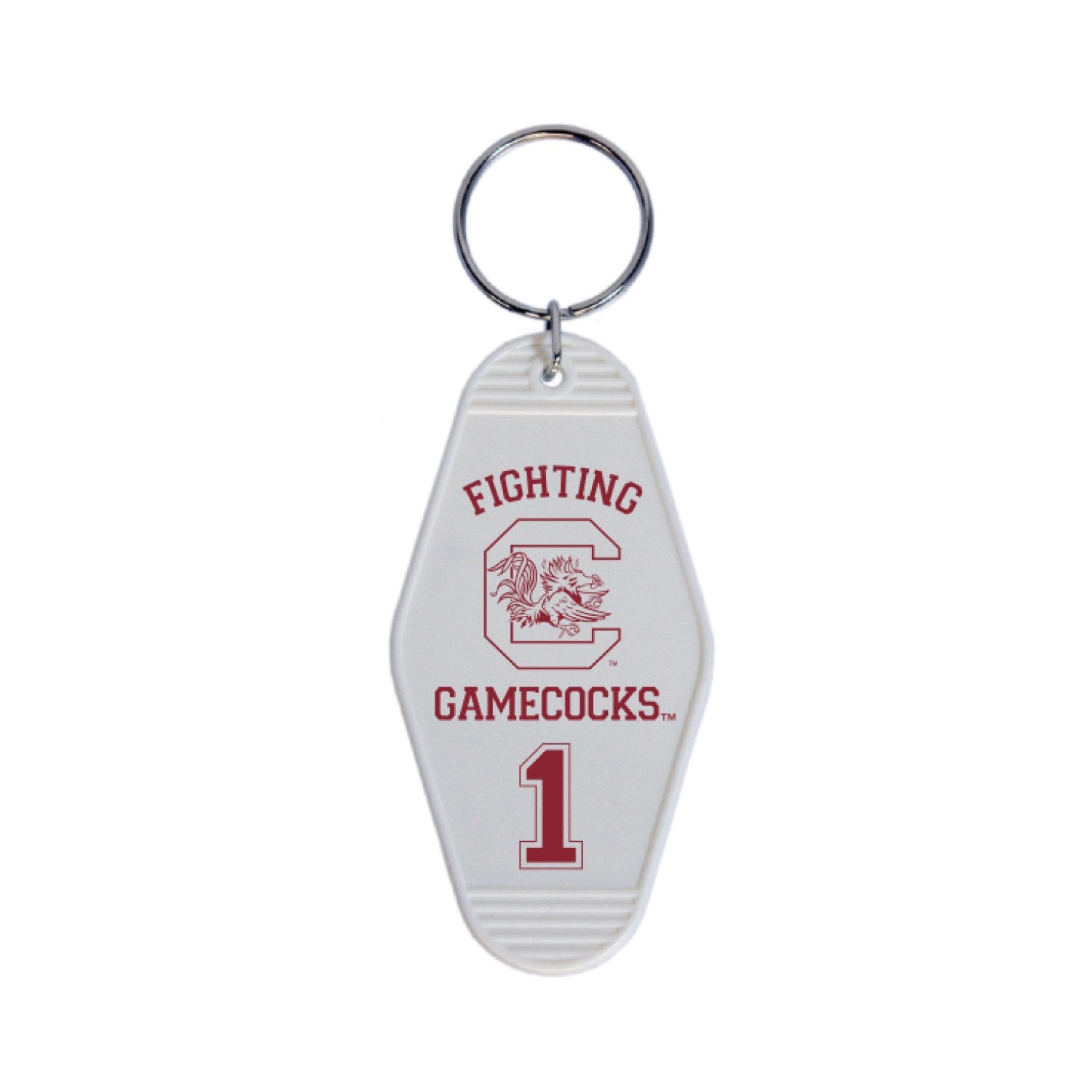 SOUTH CAROLINA GAMECOCKS MOTEL KEYCHAIN