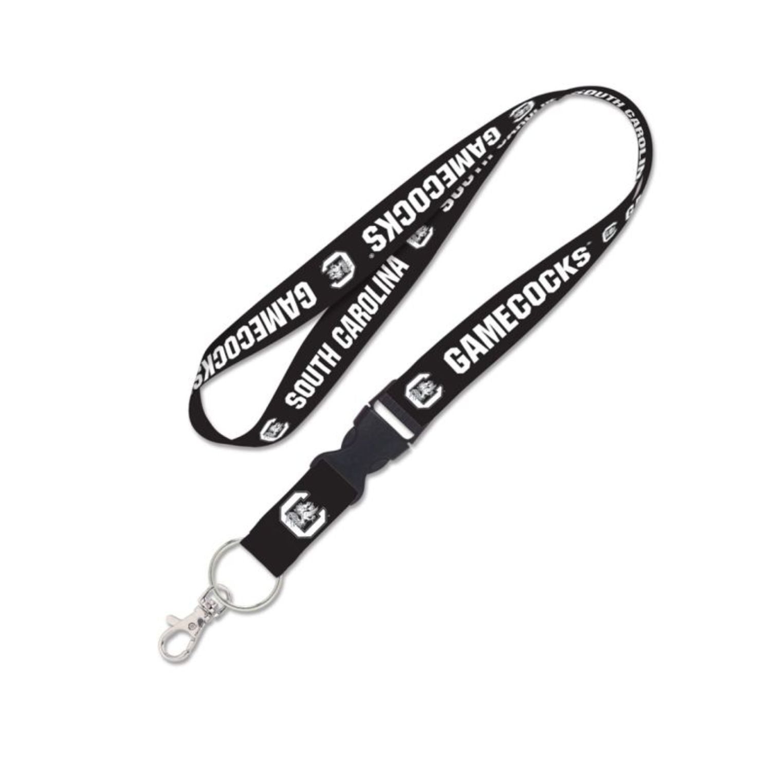SOUTH CAROLINA GAMECOCKS BLACK LANYARD