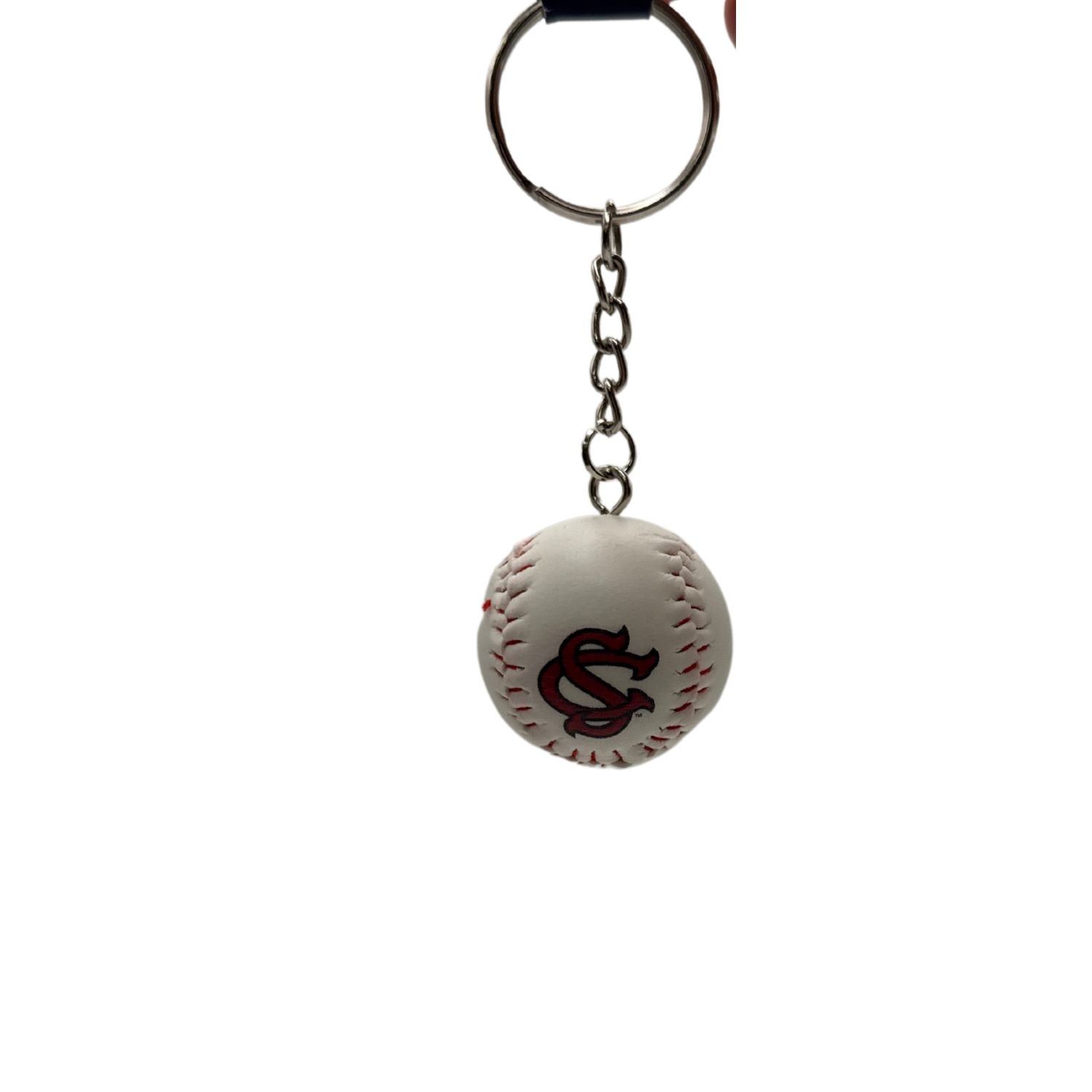 SOUTH CAROLINA GAMECOCKS BASEBALL KEYCHAIN
