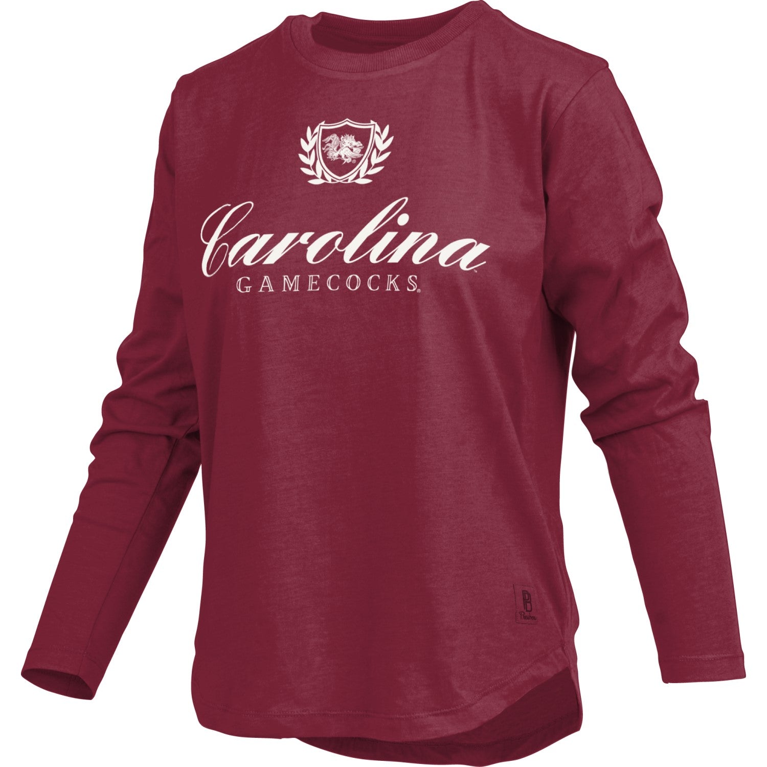 SOUTH CAROLINA GAMECOCKS GARNET AUGUSTA LONG SLEEVE TEE