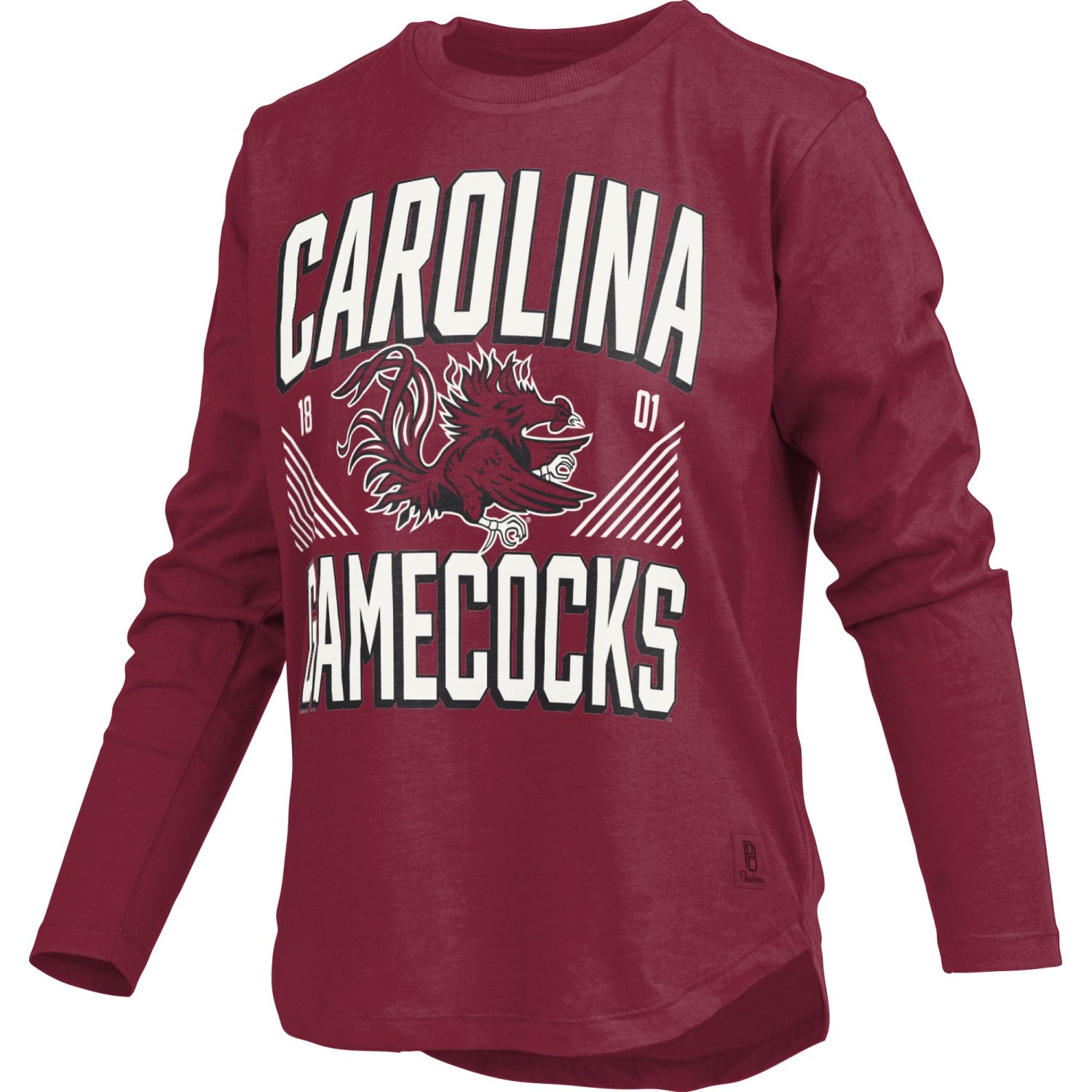 SOUTH CAROLINA GAMECOCKS GARNET MERSEYSIDE LONG SLEEVE TEE