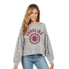 GRAY CAROLINA GAMECOCKS PUFF SLEEVE TOP