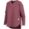 GARNET CAROLINA WEST HALL V-NECK FLEECE