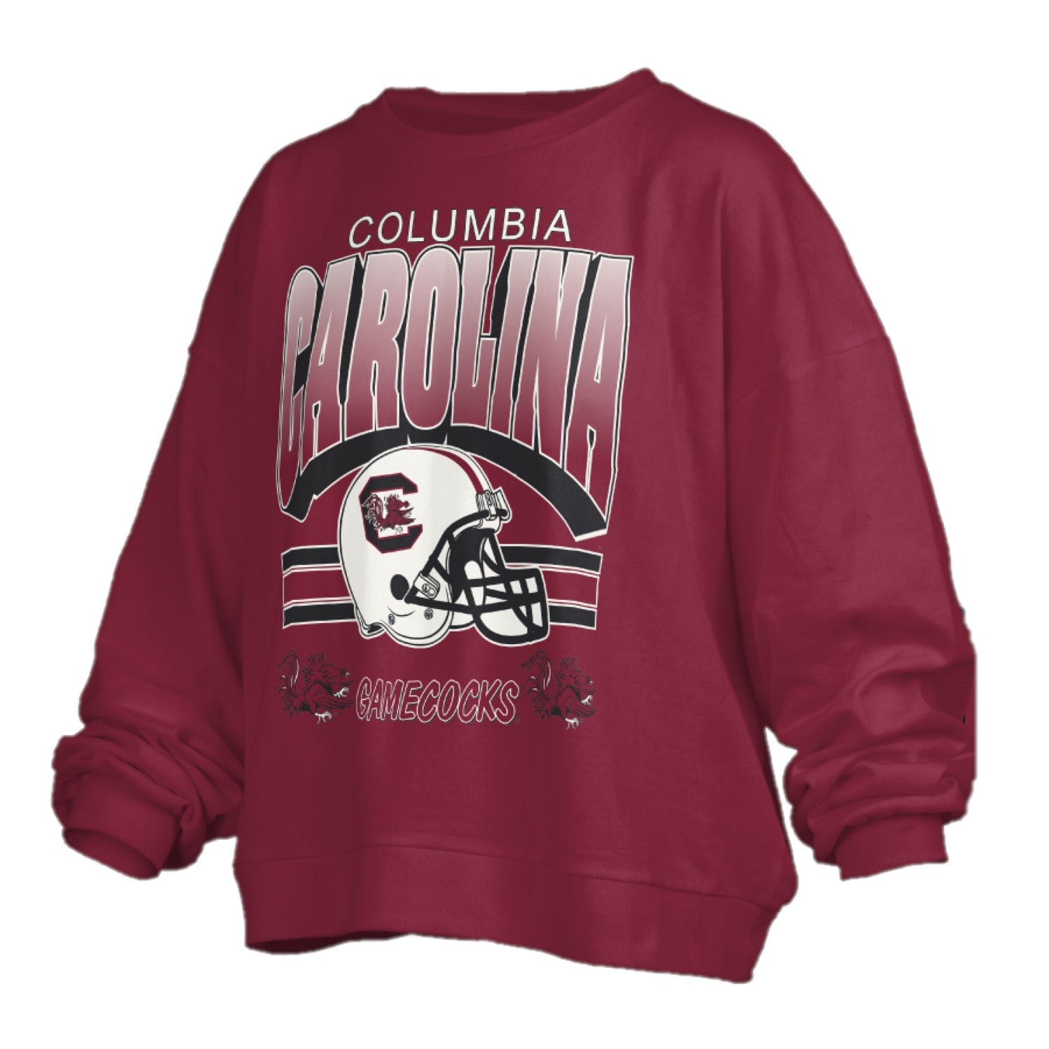 SOUTH CAROLINA GAMECOCKS GARNET SHEFFIELD LADIES CREW