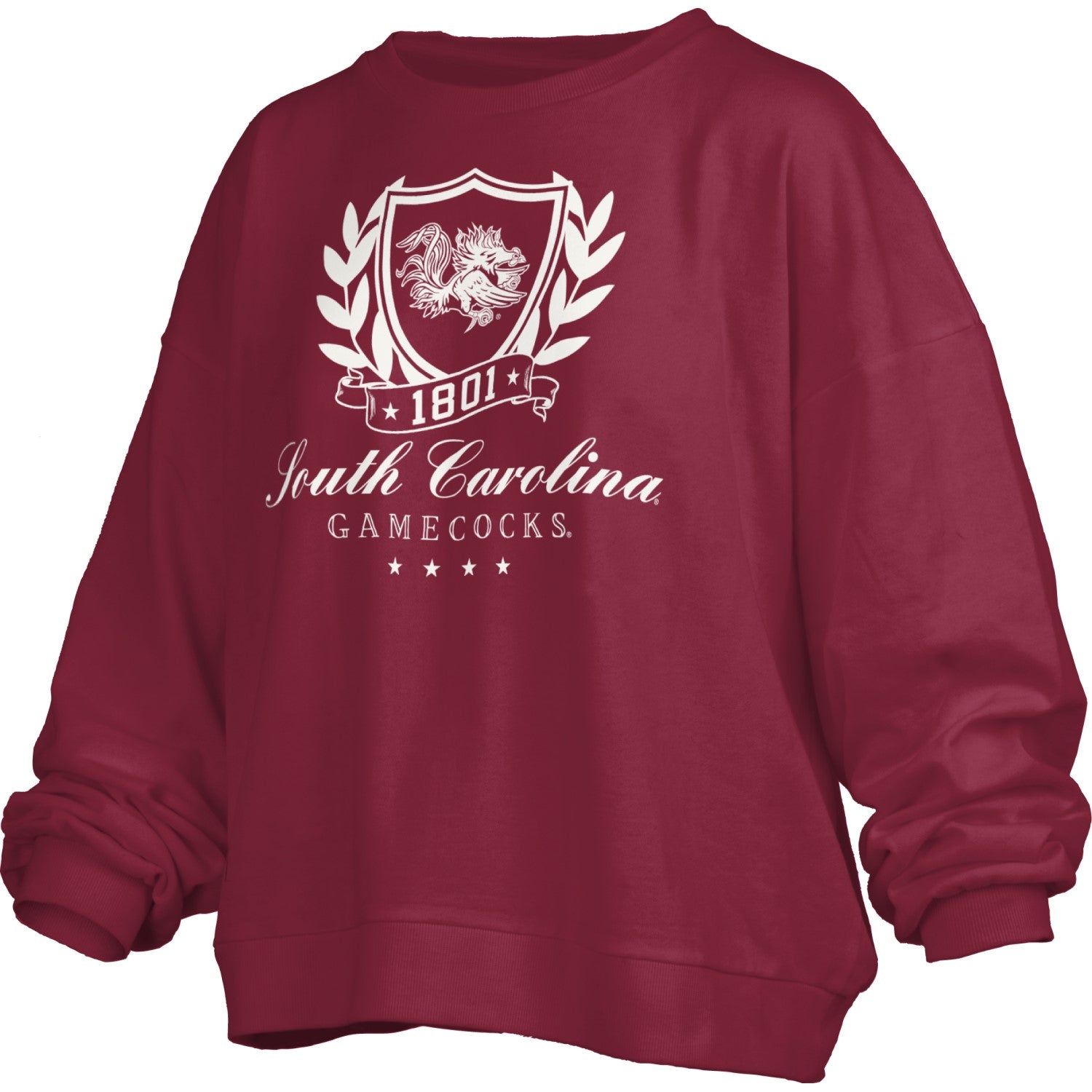 SOUTH CAROLINA GAMECOCKS GARNET BIG AUG JANISE CREW