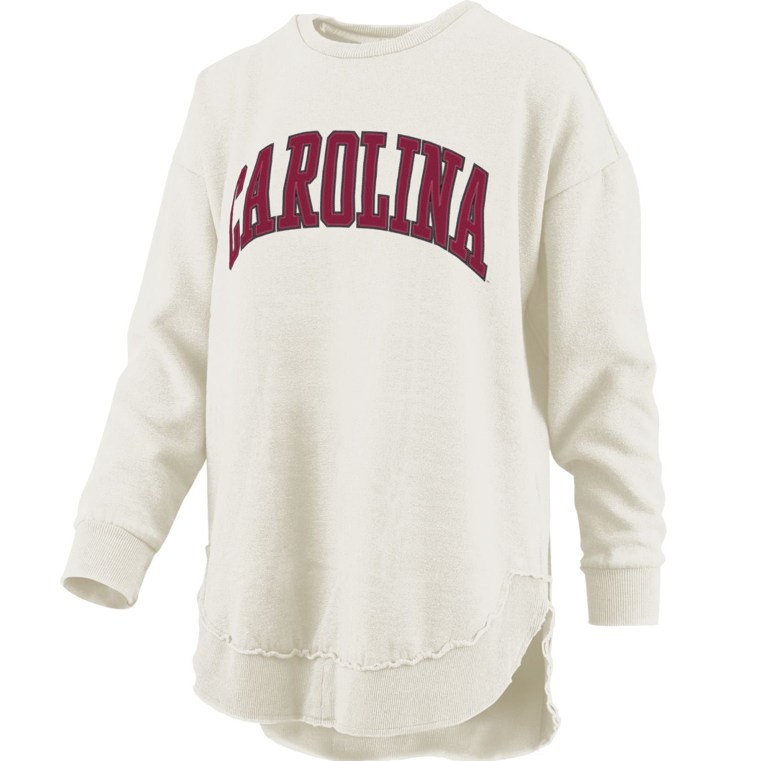 SOUTH CAROLINA GAMECOCKS GRAY LADIES ARCH CAROLINA CREWNECK