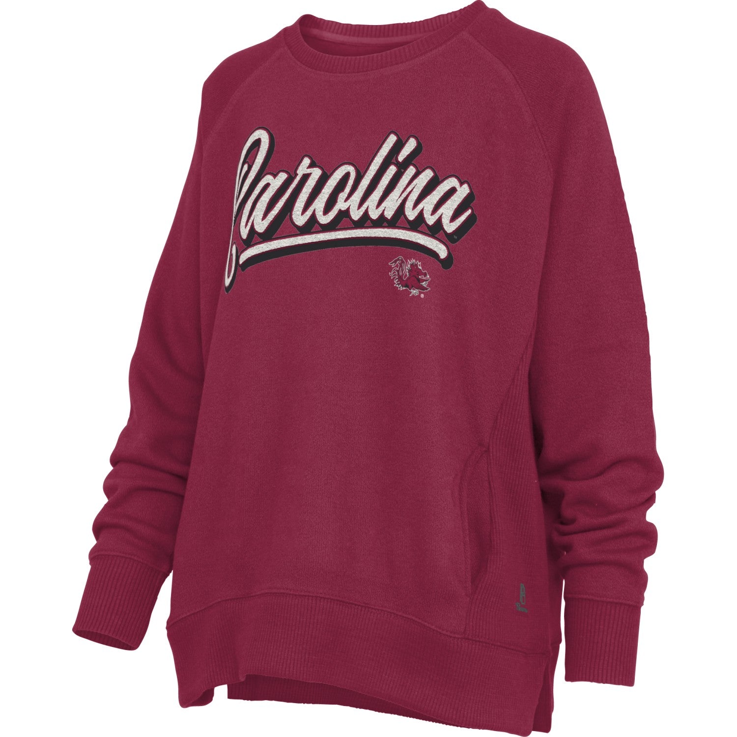 SOUTH CAROLINA GAMECOCKS GARNET CHENILLE LADIES CREW
