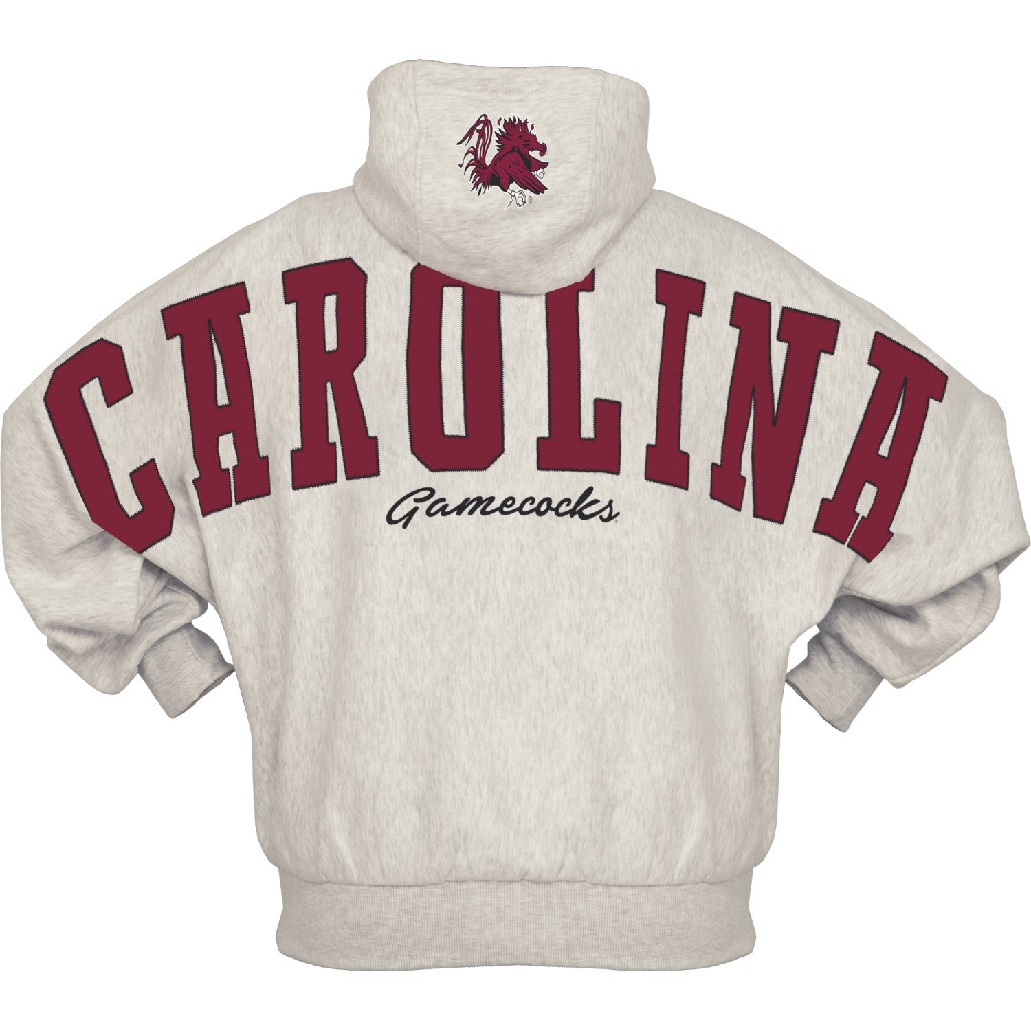 SOUTH CAROLINA GAMECOCKS GRAY ONE SIZE BLEEVEDERE HOOD