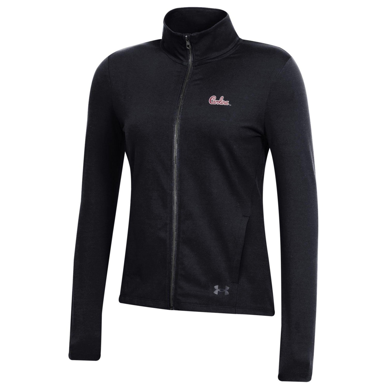 SOUTH CAROLINA GAMECOCKS BLACK SCRIPT CAROLINA LADIES UA FULL ZIP