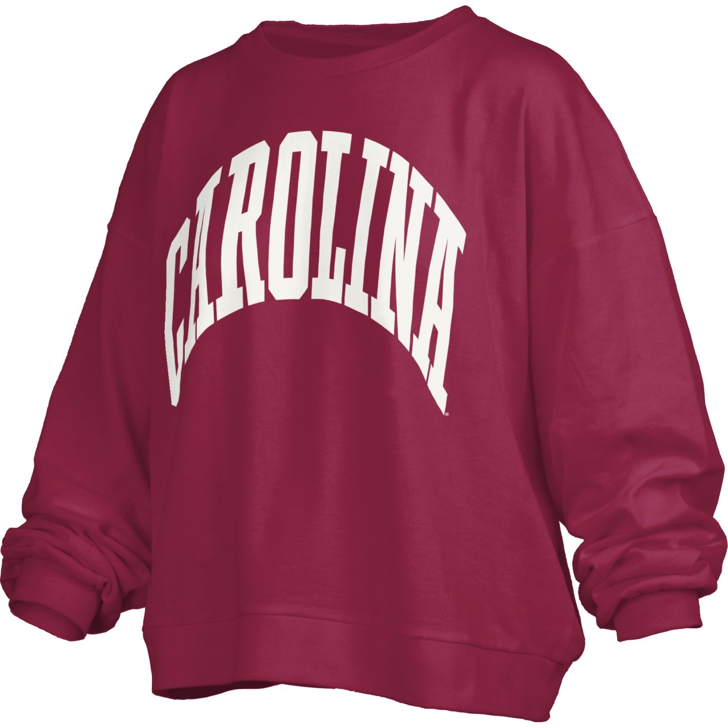 SOUTH CAROLINA GAMECOCKS GARNET MIDLAND ARCH LADIES CREW