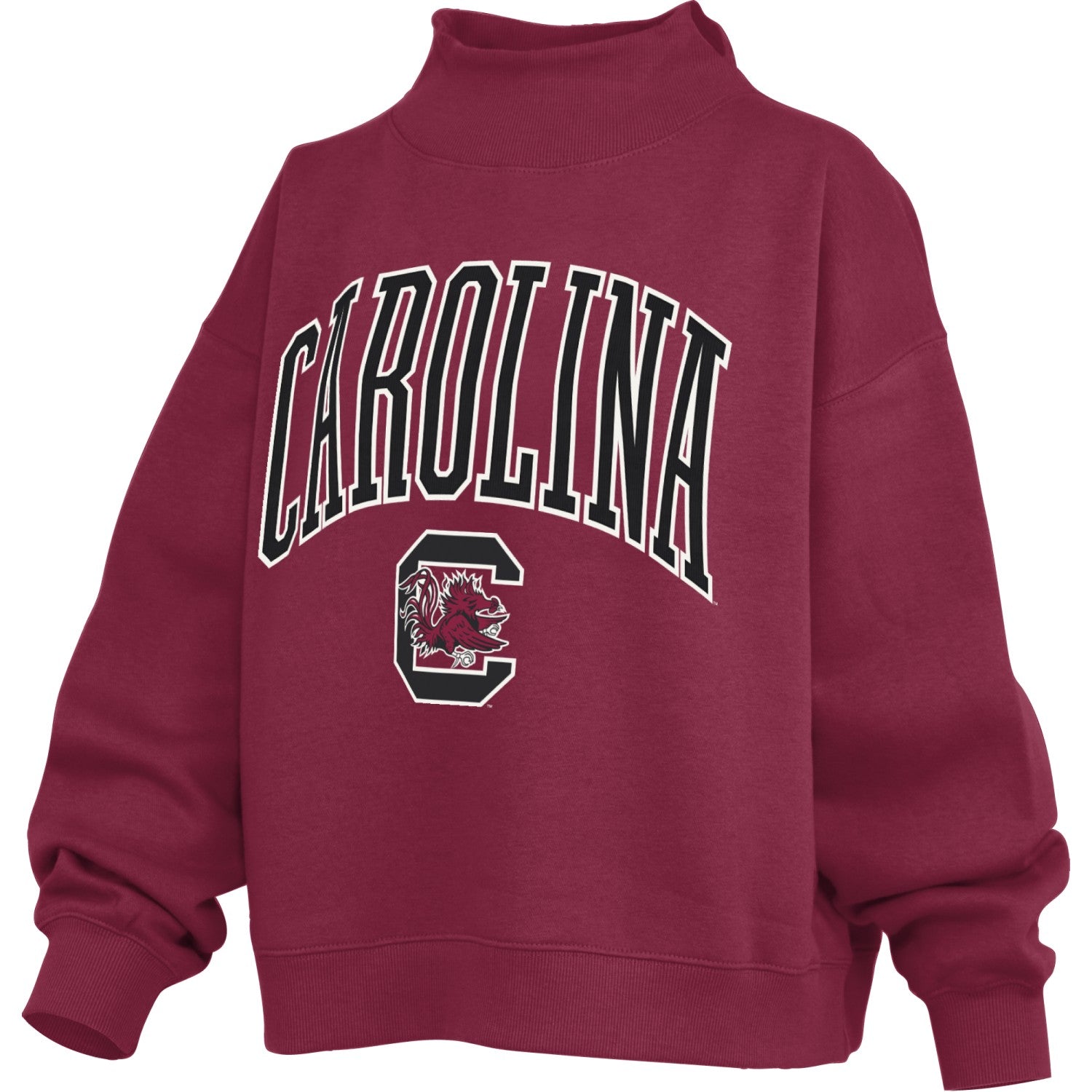 SOUTH CAROLINA GAMECOCKS GARNET NELSN LINGO LADIES CREW