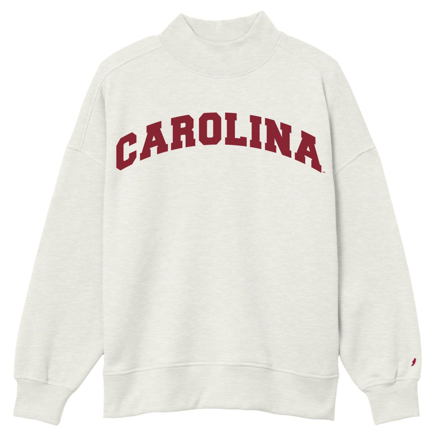 SOUTH CAROLINA GAMECOCKS OAT ARCH CAROLINA LADIES MOCK NECK CREW