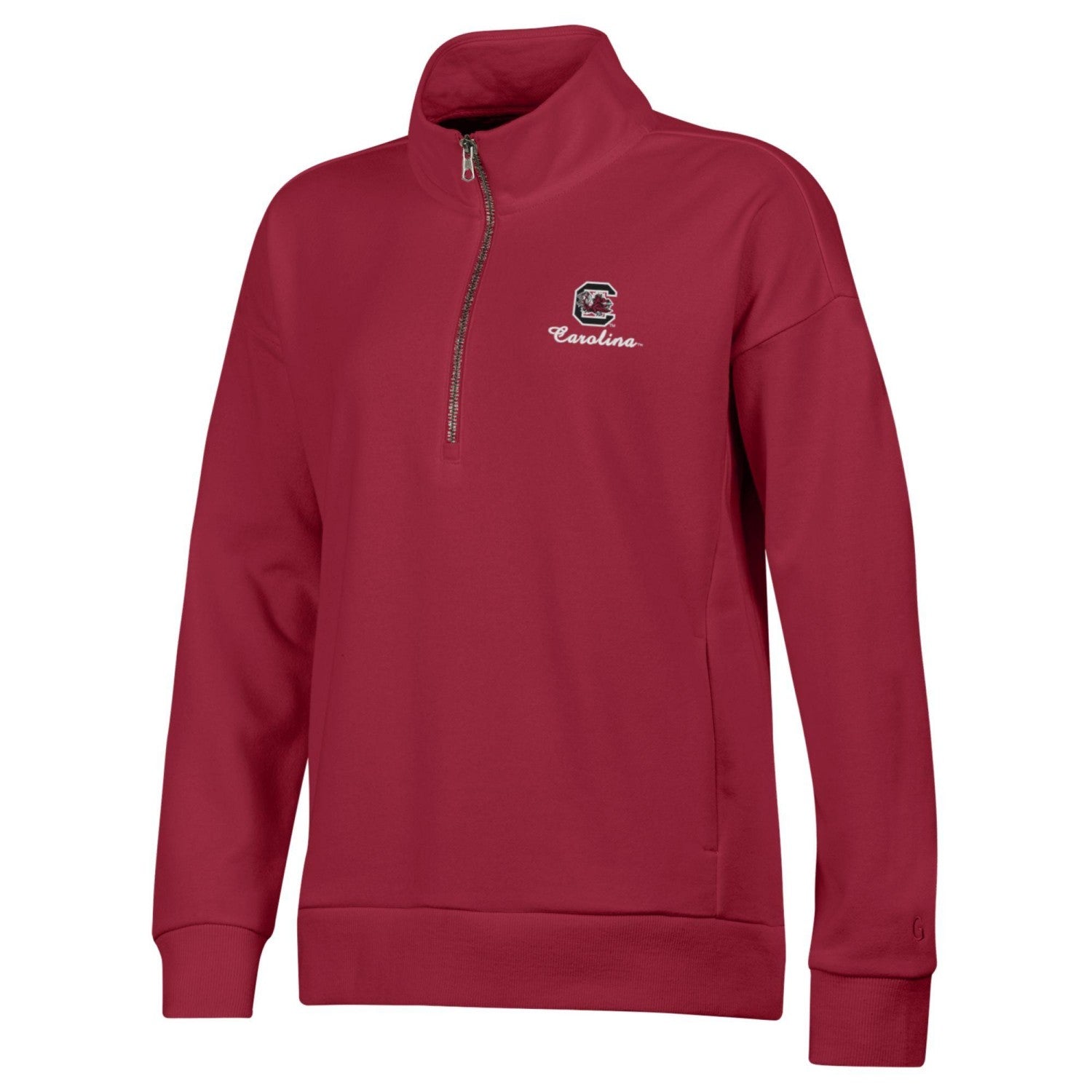 SOUTH CAROLINA GAMECOCKS GARNET EVERLEE LADIES 1/4 ZIP PULLOVER