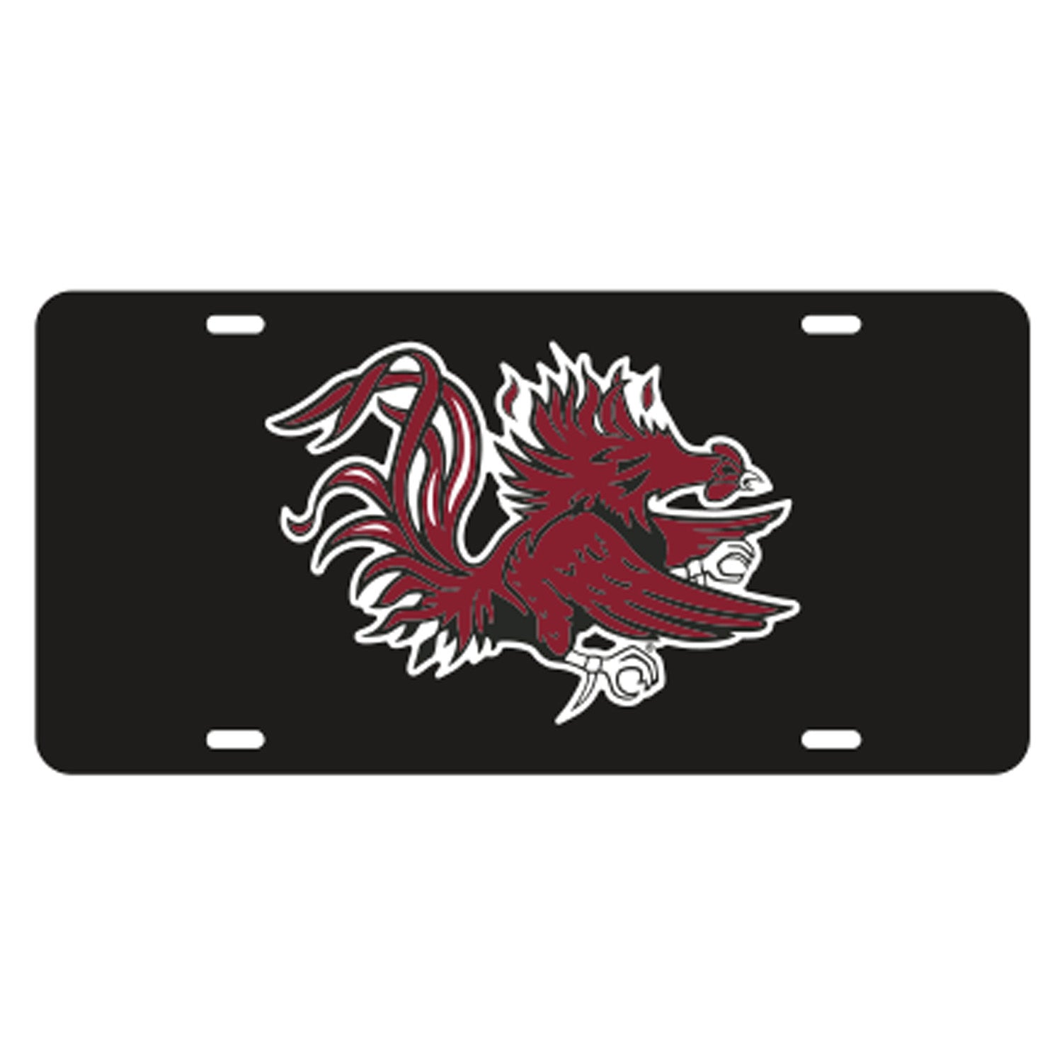SOUTH CAROLINA BLACK REFLECTIVE LICENSE TAG