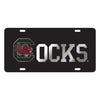 SOUTH CAROLINA BLACK BLOCK C &quot;COCKS&quot; LASER LICENSE TAG