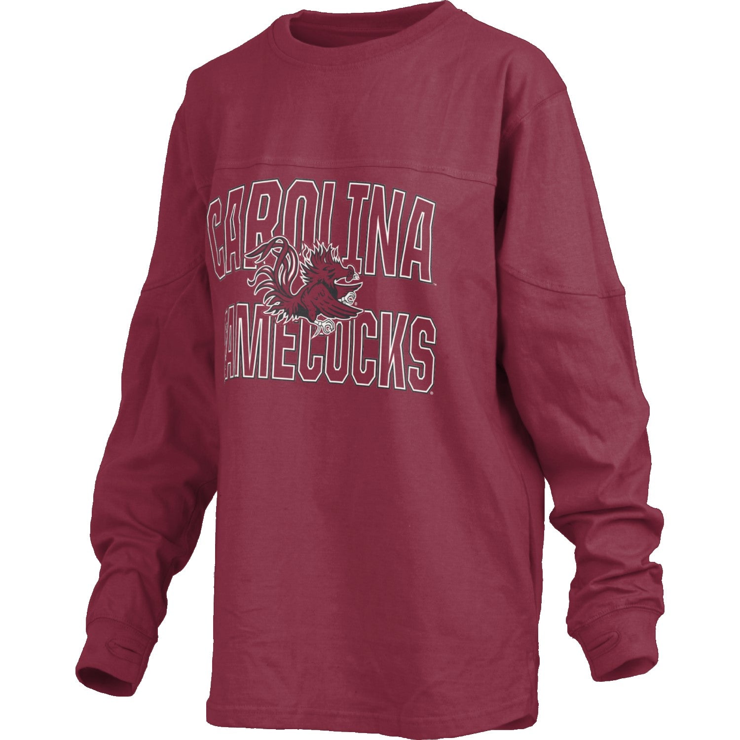 GARNET CAROLINA GAMECOCKS LADIES BIG LONG SLEEVE
