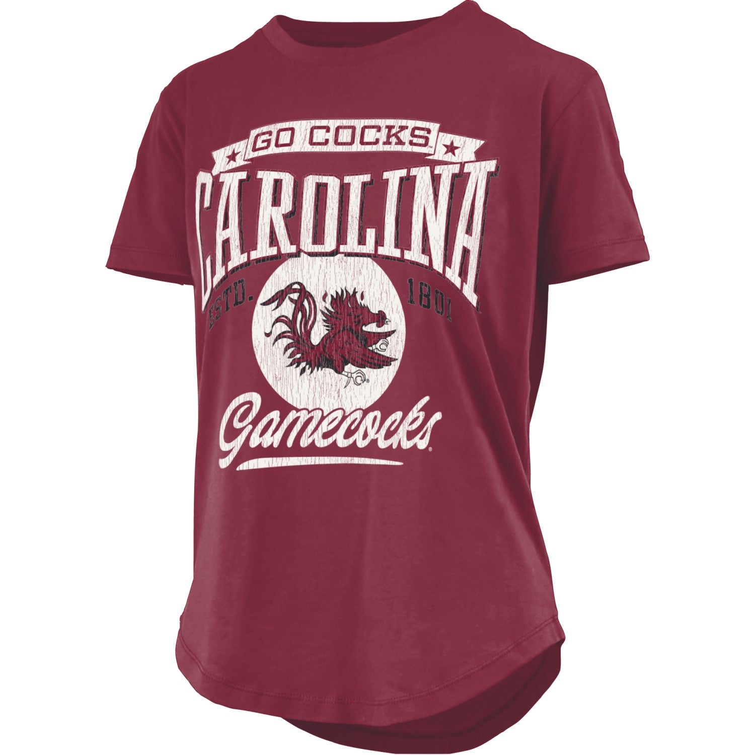 SOUTH CAROLINA GAMECOCKS GARNET WAXHAW TEE