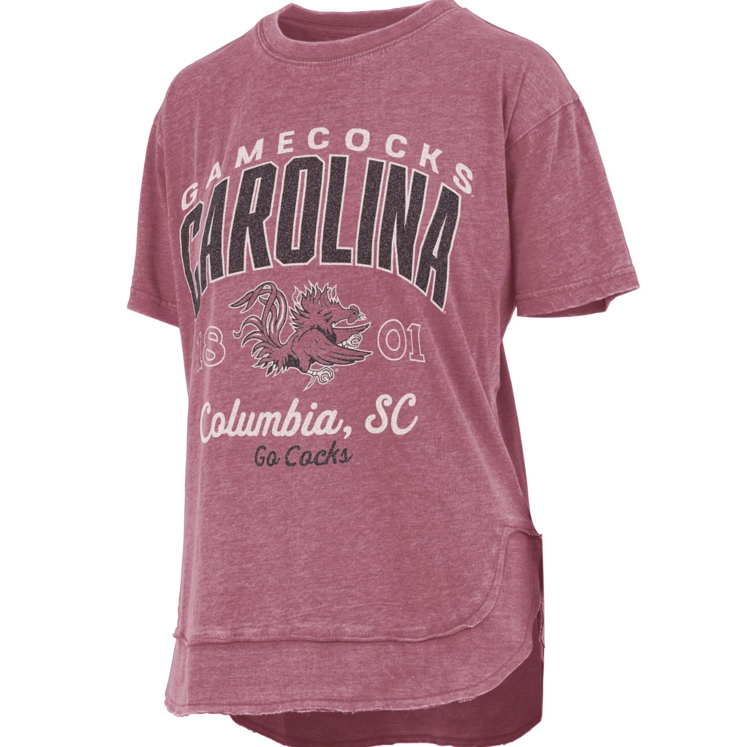 SOUTH CAROLINA GAMECOCKS GARNET LADIES CAROLINA PONCHO TEE