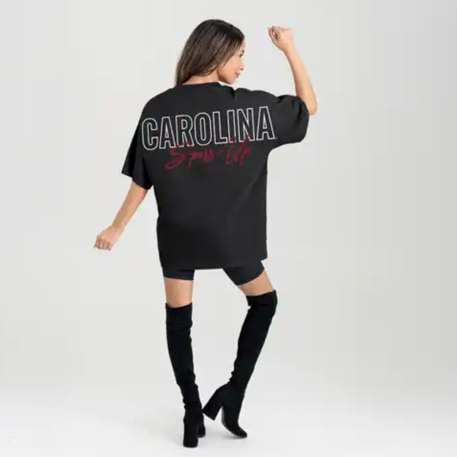 SOUTH CAROLINA GAMECOCKS BLACK SPIRIT JERSEY TEE