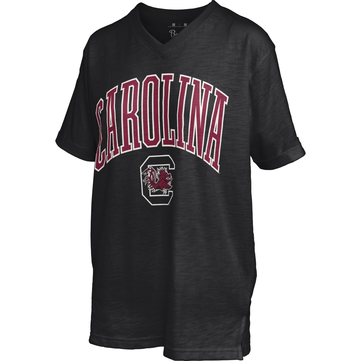 SOUTH CAROLINA GAMECOCKS BLACK NELSON V-NECK PENSACOLA TEE