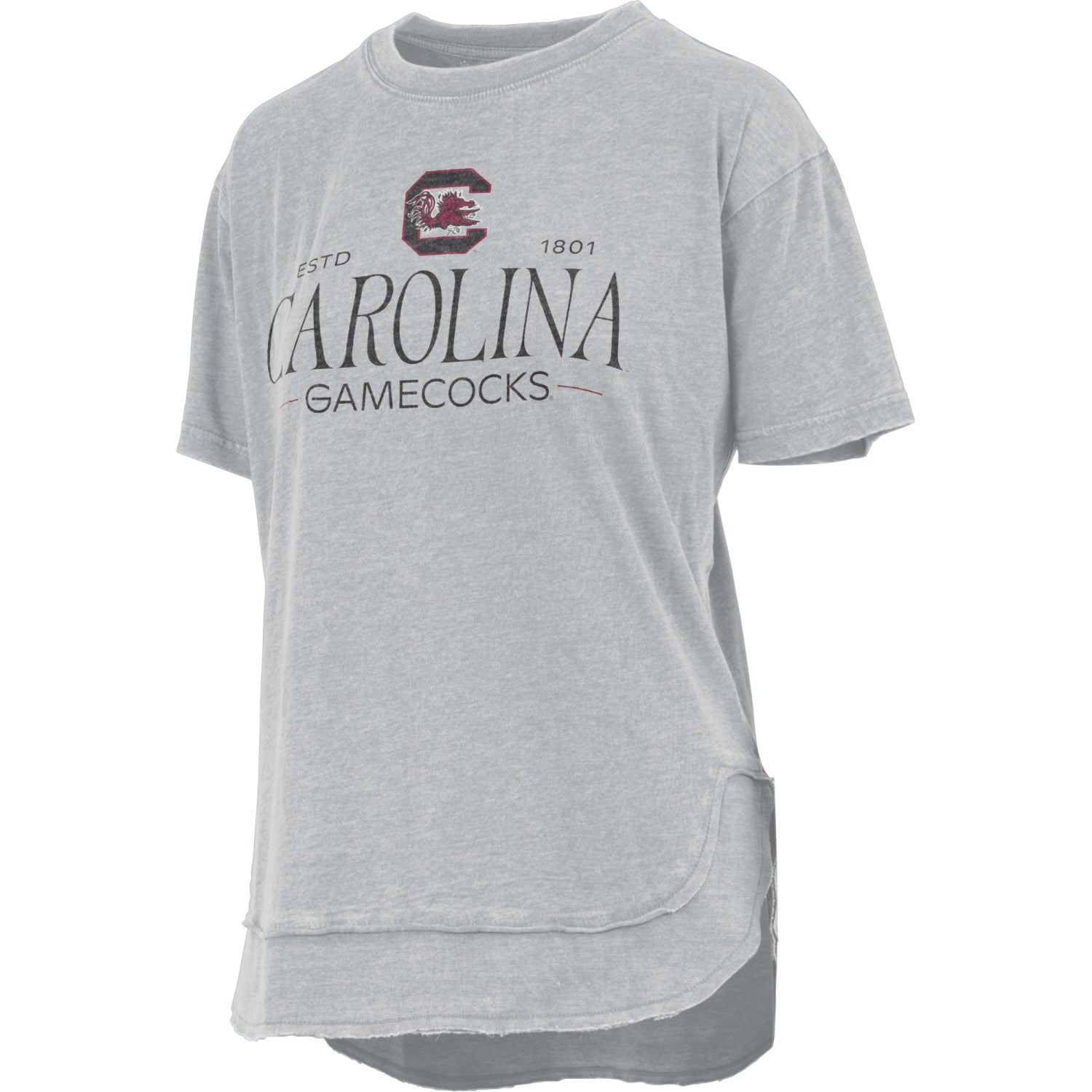SOUTH CAROLINA GAMECOCKS GRAY SILVERTON PONCHO TEE
