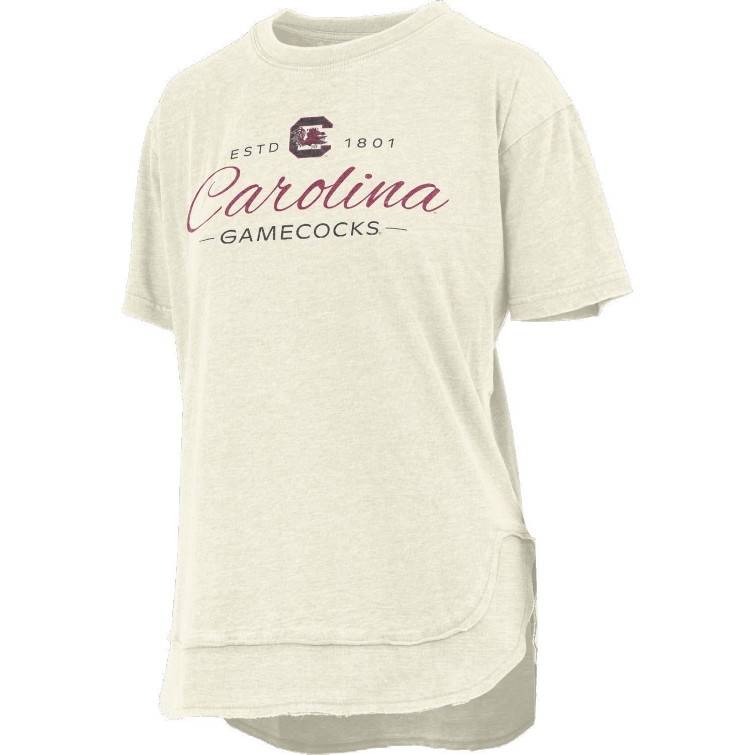SOUTH CAROLINA GAMECOCKS IVORY ALEXUS ROUND BOTTOM VINTAGE TOP