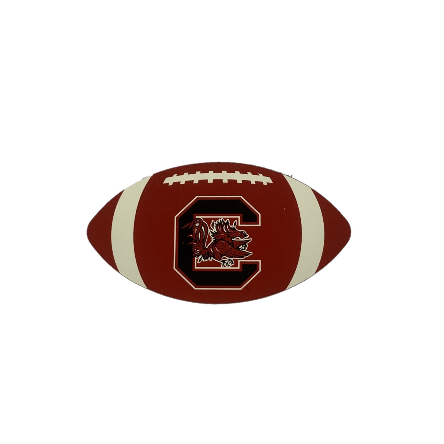 LARGE GAMECOCK FOOTBALL MAGNET