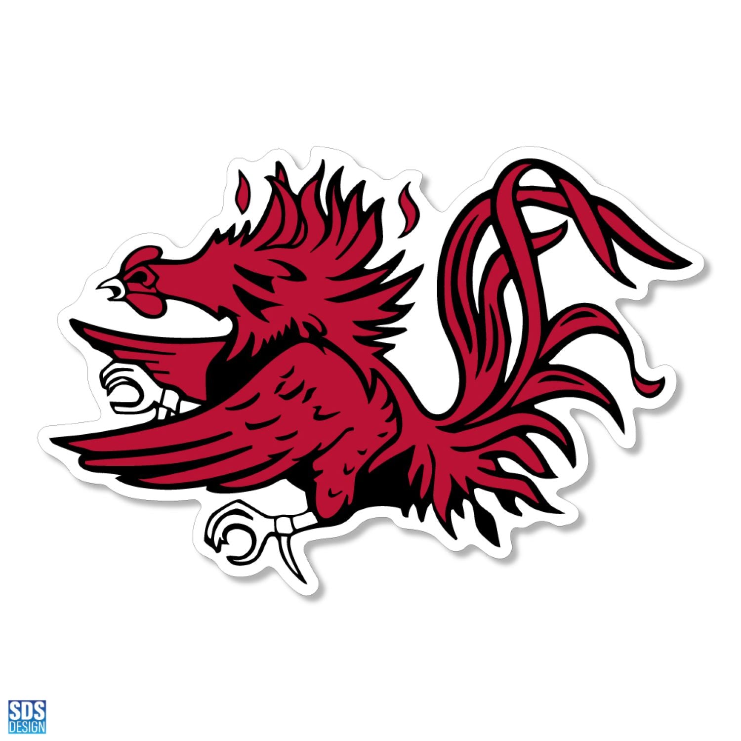 SOUTH CAROLINA GAMECOCKS MEDIUM LEFT GAMECOCK MAGNET