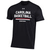 BLACK CAROLINA BASKETBALL UA TEE